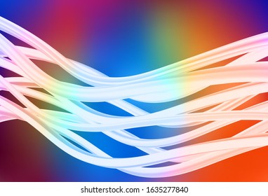 Dark Multicolor vector colorful blur background. Abstract colorful illustration with gradient. Completely new design for your business.