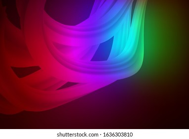 Dark Multicolor vector colorful blur backdrop. Colorful illustration in abstract style with gradient. Blurred design for your web site.