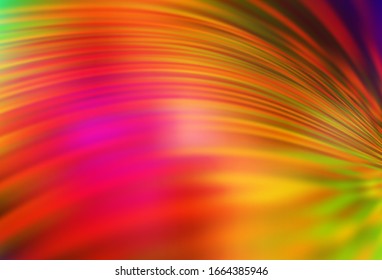 Dark Multicolor vector colorful blur backdrop. Modern abstract illustration with gradient. New style design for your brand book.