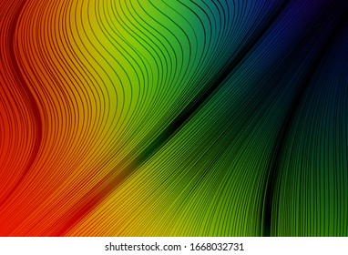 Fondo nítido oscuro multicolor vectorial y colorido. Ilustración abstracta brillante con diseño degradado. Diseño completamente nuevo para su negocio.