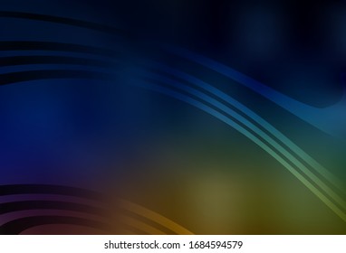 Dark Multicolor vector colorful blur background. An elegant bright illustration with gradient. New design for your business.
