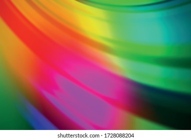 Dark Multicolor vector colorful blur background. Shining colorful illustration in smart style. New way of your design.
