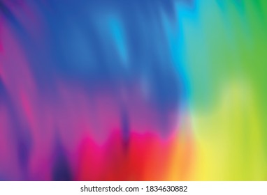 Dark Multicolor vector colorful blur backdrop. Shining colorful illustration in smart style. The best blurred design for your business.