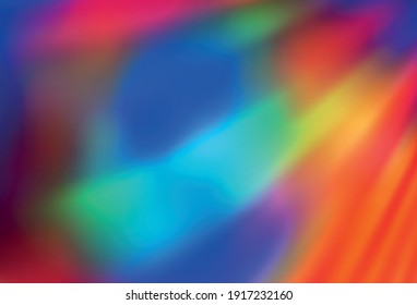 Dark Multicolor vector colorful blur background. An elegant bright illustration with gradient. Background for a cell phone.