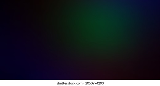 Dark Multicolor vector colorful blur backdrop. Gradient abstract illustration with blurred colors. Sample for your web designers.