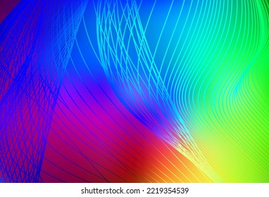 Dark Multicolor vector colorful blur background. Creative illustration in halftone style with gradient. Background for a cell phone.