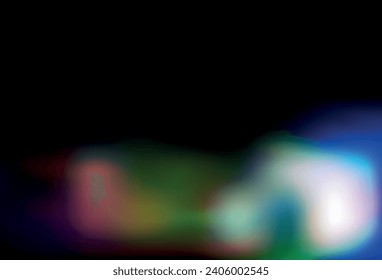 Dark Multicolor vector colorful blur backdrop. An elegant bright illustration with gradient. New design for your business.