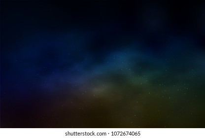 Dark Multicolor vector cover with astronomical stars. Modern abstract illustration with Big Dipper stars. Template for cosmic backgrounds.