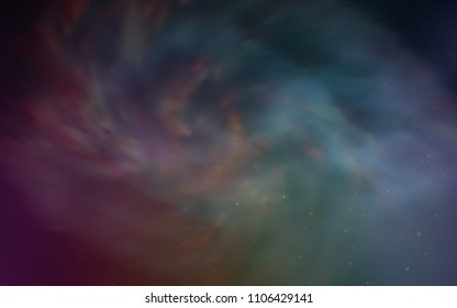 Dark Multicolor vector cover with astronomical stars. Shining illustration with sky stars on abstract template. Pattern for astrology websites.