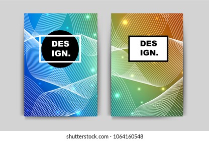 Dark Multicolor vector cover for Envelopes. Blurred decorative design in abstract style with textbox. New design for a poster, banner of your website.