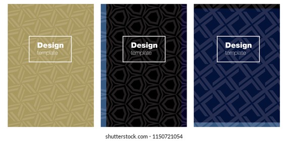 Dark Multicolor vector cover for notebooks. Booklet with textbox on colorful abstract background. Template for magazines, jurnals.
