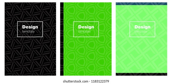 Dark Multicolor vector cover for notebooks. Glitter abstract design concept with text box. Template for magazines, jurnals.