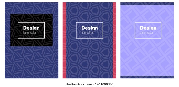 Dark Multicolor vector cover for notebooks. Beautiful colorful sample in abstract style. Pattern for leaflets, booklets.