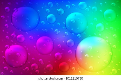 Dark Multicolor vector cover with spots.
