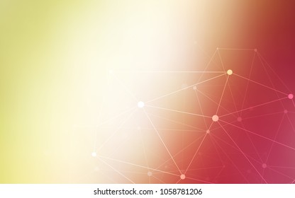 Dark Multicolor vector cover with spots, lines. Modern abstract colorful illustration with spheres and lines. Pattern can be used as texture of wallpapers.