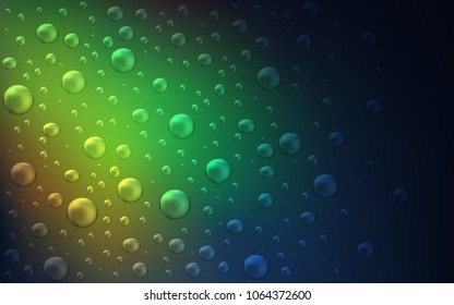 Dark Multicolor vector cover with spots. Beautiful colored illustration with blurred circles in nature style. The pattern can be used for beautiful websites.