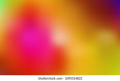 Dark Multicolor vector cover with spots. Abstract illustration with colored bubbles in nature style. Pattern can be used for ads, leaflets.