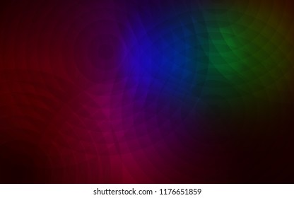 Dark Multicolor vector cover with spots. Modern abstract illustration with colorful water drops. New design for ad, poster, banner of your website.