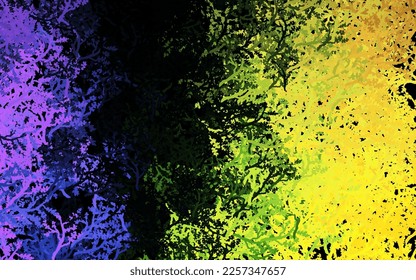 Dark Multicolor vector elegant background with trees, branches. An elegant bright illustration with trees in Natural style. Brand new design for your business.