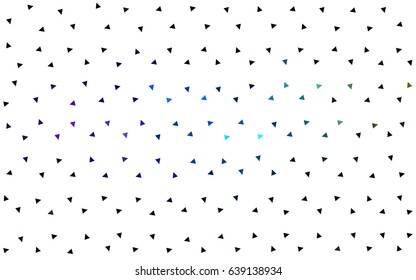 Dark Multicolor vector geometric simple minimalistic background, which consist of triangles on white background. Triangular pattern with gradient for your business design. 