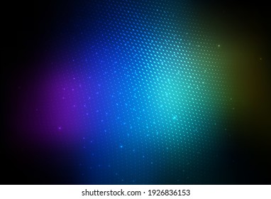 Dark Multicolor vector Glitter abstract illustration with blurred drops of rain. Blurred decorative design in abstract style with bubbles. Wallpaper for a cell phone.
