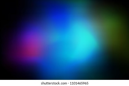 Dark Multicolor vector glossy abstract layout. Colorful abstract illustration with gradient. The best blurred design for your business.