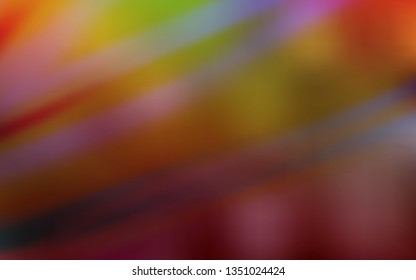 Dark Multicolor vector glossy abstract backdrop. New colored illustration in blur style with gradient. Blurred design for your web site.