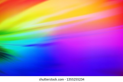 Dark Multicolor vector glossy abstract background. New colored illustration in blur style with gradient. Elegant background for a brand book.
