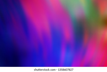Dark Multicolor vector glossy abstract layout. Colorful illustration in abstract style with gradient. Blurred design for your web site.