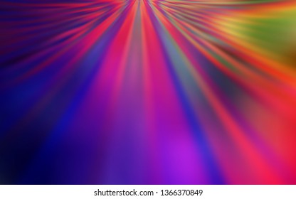 Dark Multicolor vector glossy abstract background. Colorful illustration in abstract style with gradient. New design for your business.