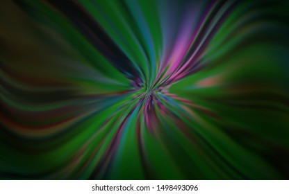 Dark Multicolor vector glossy abstract backdrop. Glitter abstract illustration with gradient design. New design for your business.