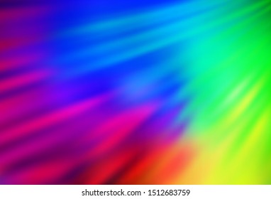 Dark Multicolor vector glossy abstract layout. Shining colored illustration in smart style. New way of your design.