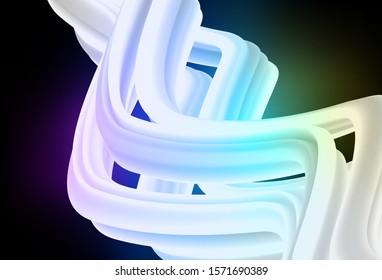 Dark Multicolor vector glossy abstract background. New colored illustration in blur style with gradient. Completely new design for your business.