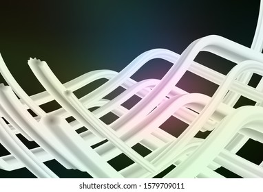 Dark Multicolor vector glossy abstract backdrop. Shining colorful illustration in smart style. Elegant background for a brand book.