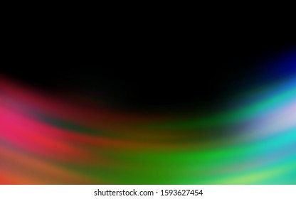 Dark Multicolor vector glossy abstract layout. Creative illustration in halftone style with gradient. New style design for your brand book.