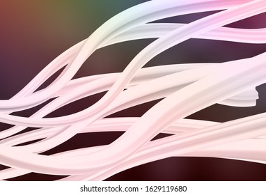 Dark Multicolor vector glossy abstract background. An elegant bright illustration with gradient. Completely new design for your business.