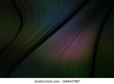 Dark Multicolor vector glossy abstract background. New colored illustration in blur style with gradient. The best blurred design for your business.