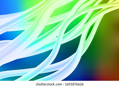 Fondo abstracto gloso vectorial multicolor oscuro. Ilustración creativa en estilo de medio tono con degradado. Fondo para los diseños.