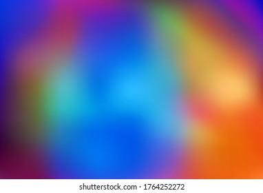 Dark Multicolor vector glossy abstract backdrop. Glitter abstract illustration with gradient design. New design for your business.