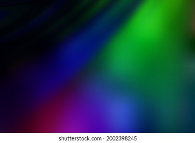 Dark Multicolor vector glossy abstract backdrop. Creative illustration in halftone style with gradient. Background for designs.