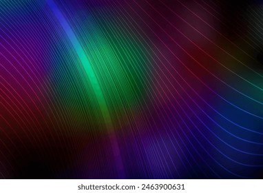 Dark Multicolor vector glossy abstract layout. An elegant bright illustration with gradient. Blurred design for your web site.
