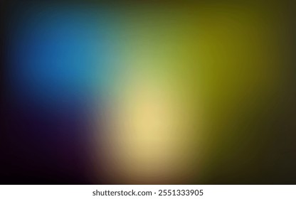 Dark multicolor vector gradient blur drawing. Colorful illustration with gradient in halftone style. Landing pages design.