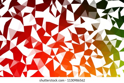 Dark Multicolor vector gradient triangles texture. Polygonal abstract illustration with gradient. Triangular pattern for your design.