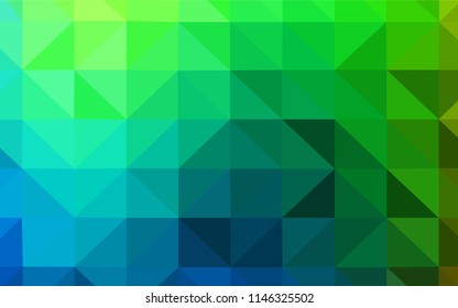 Dark Multicolor vector gradient triangles texture. Shining polygonal illustration, which consist of triangles. A completely new design for your leaflet.