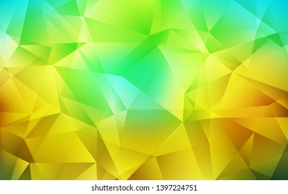 Dark Multicolor vector gradient triangles pattern. Modern abstract illustration with triangles. New template for your brand book.