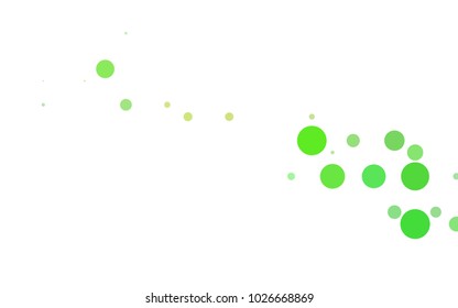 Dark Multicolor vector illustration which consist of circles. Dotted gradient design for your business. Creative geometric background in halftone style with colored spots.