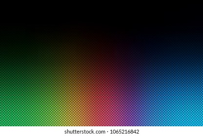 Dark Multicolor vector layout with circle shapes. Illustration with set of shining colorful abstract circles. Beautiful design for your business advert.