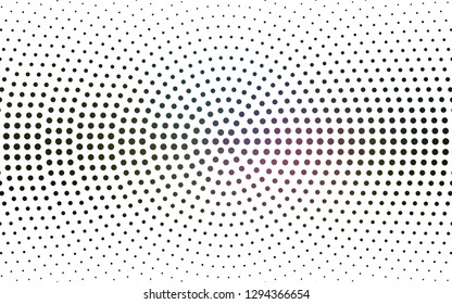 Dark Multicolor vector  layout with circle shapes. Modern abstract illustration with colorful water drops. Design for your business advert.