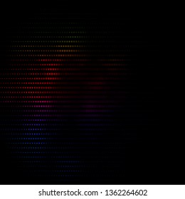Dark Multicolor vector layout with circles. Illustration with set of shining colorful abstract spheres. Pattern for business ads.