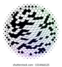 Dark Multicolor vector layout with circles. Abstract colorful disks on simple gradient background. Pattern for business ads.